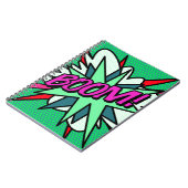 Carnet Bande dessinée BOOM Amusant Fun Moderne (Côté gauche)