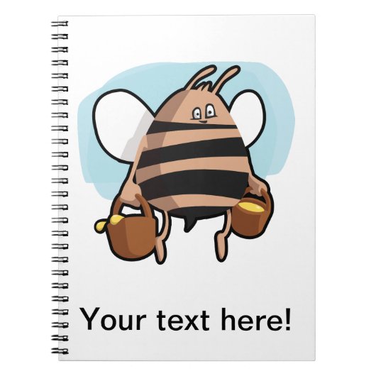 Carnet Bande dessinée d'abeille (Devant)
