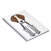 Carnet Bande dessinée de chien de fox-hound américain (Côté Droit)