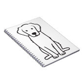 Carnet Bande dessinée de chien de golden retriever (Côté Droit)