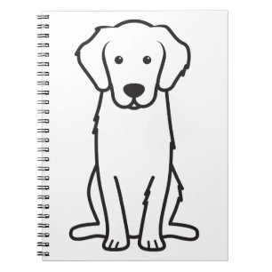 Carnet Bande dessinée de chien de golden retriever