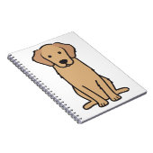 Carnet Bande dessinée de chien de golden retriever (Côté Droit)