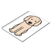 Carnet Bande dessinée de chien de Labradoodle (Côté gauche)