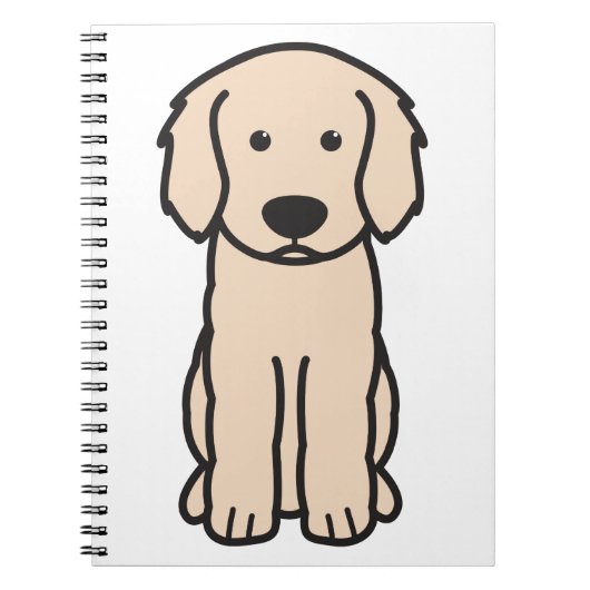 Carnet Bande dessinée de chien de Labradoodle (Devant)