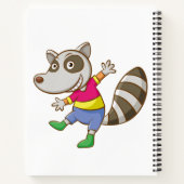 Carnet Bande dessinée de raton laveur (Dos)