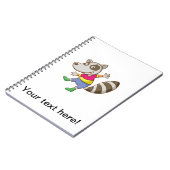 Carnet Bande dessinée de raton laveur (Côté gauche)