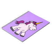 Carnet Bande dessinée mignonne de licorne de bébé (Côté gauche)