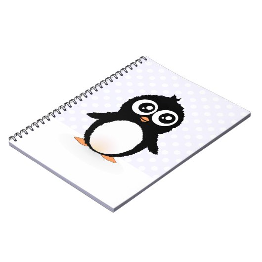 Carnet Bande dessinée mignonne de pingouin (Côté gauche)