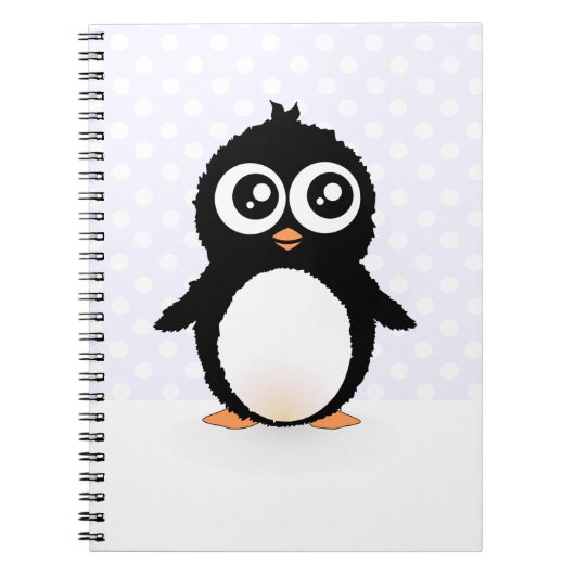 Carnet Bande dessinée mignonne de pingouin (Devant)