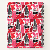 Carnet Bande dessinée Miraculaire Ladybug Paris Motif (Dos)