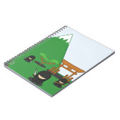 Carnet Bande dessinée Ninjas (dans la campagne) (Côté gauche)