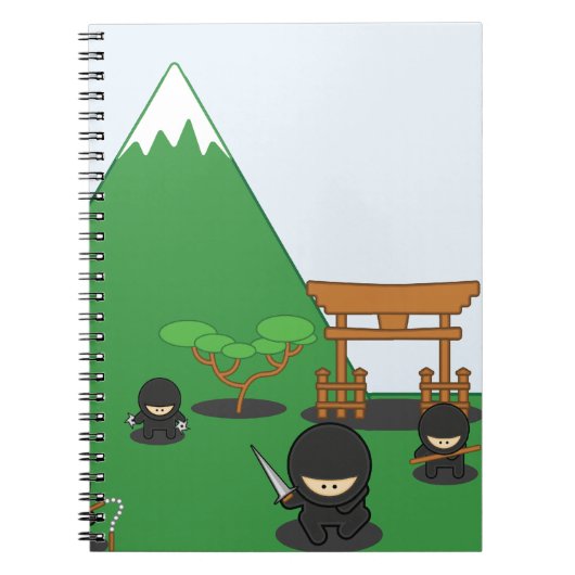Carnet Bande dessinée Ninjas (dans la campagne) (Devant)