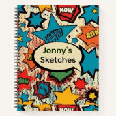 Carnet Bande dessinée personnalisée (Devant)