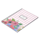 Carnet Bande fleur sauvage d'aquarelle Bouquet (Côté gauche)