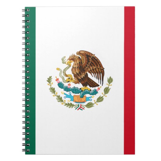 Carnet Bandera de México - Flag of Mexico - Mexican Flag (Devant)