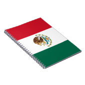 Carnet Bandera de Mexico National flag Mexicanos (Côté Droit)