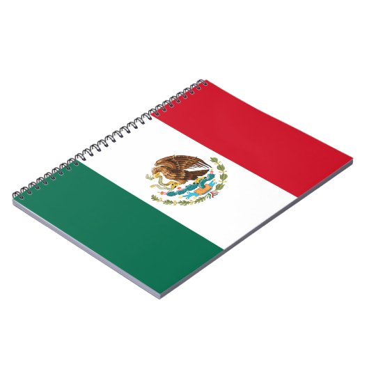 Carnet Bandera de Mexico National flag Mexicanos (Côté gauche)