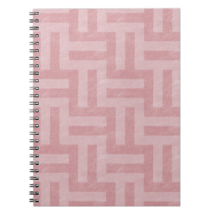 Carnet Bandes Abstraites roses