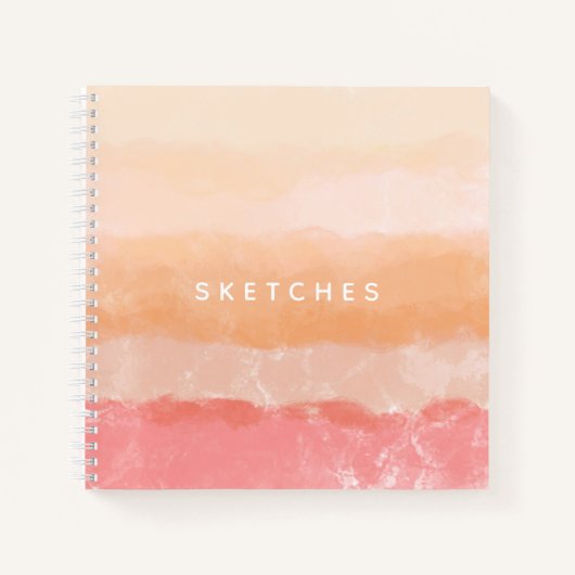 Carnet Bandes aquarelles (Devant)