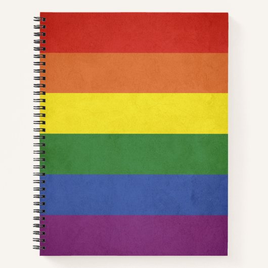 Carnet Bandes arc-en-ciel (Devant)