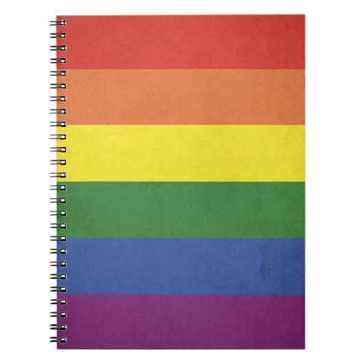 Carnet Bandes arc-en-ciel (Devant)