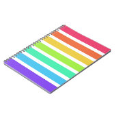 Carnet Bandes arc-en-ciel lumineuses (Côté gauche)