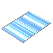 Carnet Bandes bleu ciel (Côté gauche)