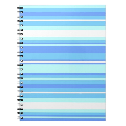 Carnet Bandes bleu ciel (Devant)