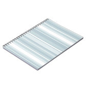 Carnet Bandes bleu glace (Côté gauche)