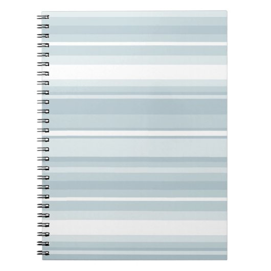 Carnet Bandes bleu glace (Devant)