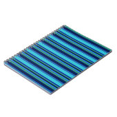 Carnet Bandes bleues et vertes (Côté gauche)