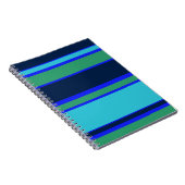 Carnet Bandes bleues et vertes (Côté Droit)