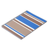 Carnet Bandes Brown et bleues (Côté gauche)