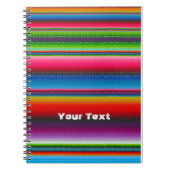 Carnet Bandes colorées (Devant)