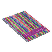 Carnet Bandes colorées (Côté Droit)