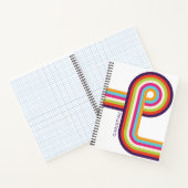 Carnet Bandes colorées Retro Line Art (Intérieur)