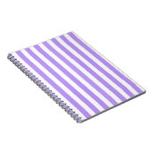 Carnet Bandes de bonbons violettes et blanches (Côté Droit)