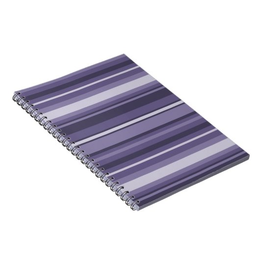 Carnet Bandes de cuir violet (Côté Droit)
