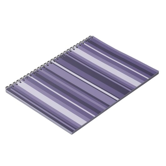 Carnet Bandes de cuir violet (Côté gauche)