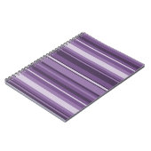 Carnet Bandes de lavande (Côté gauche)