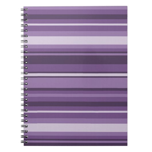 Carnet Bandes de lavande (Devant)