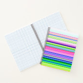 Carnet Bandes de néon colorées chaudes (Intérieur)