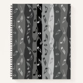 Carnet Bandes de notes musicales (Devant)