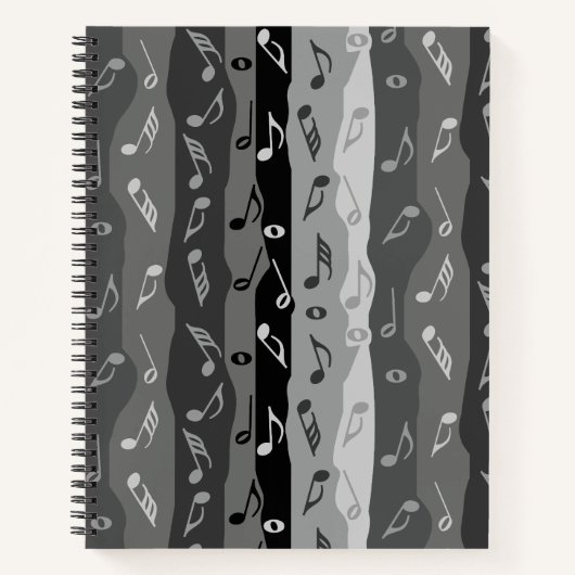 Carnet Bandes de notes musicales (Devant)