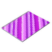 Carnet Bandes de verre - nuances améthyste violet (Côté gauche)