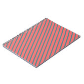 Carnet Bandes diagonales de corail (Côté gauche)
