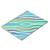 Carnet Bandes diagonales symétriques arrière - plan 2 (Côté gauche)