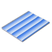 Carnet Bandes d'ombre bleues (Côté gauche)