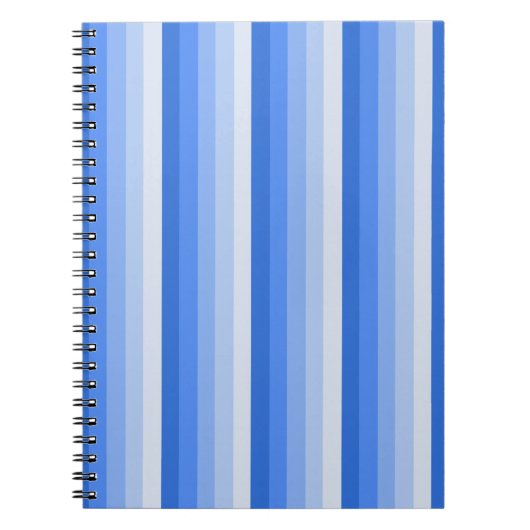 Carnet Bandes d'ombre bleues (Devant)