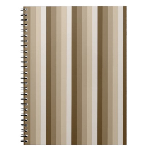 Carnet Bandes d'ombre Brown (Devant)